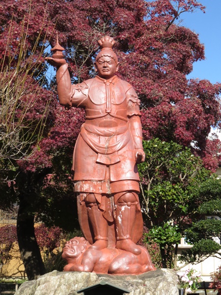武州寄居七福神,極楽寺,毘沙門天