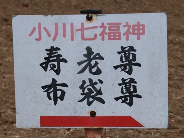 小川七福神,普光寺,道案内
